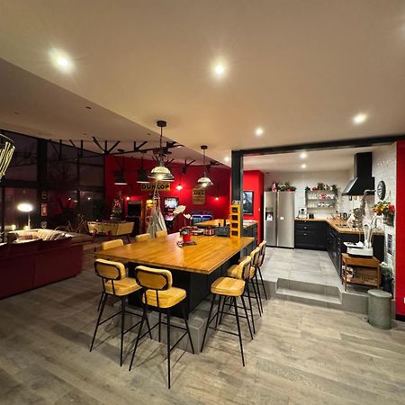 Loft Spa Reims-Fr 250M2 Privatifs, Piscine Interieure Chauffee, Spa Et Parking Exterior foto